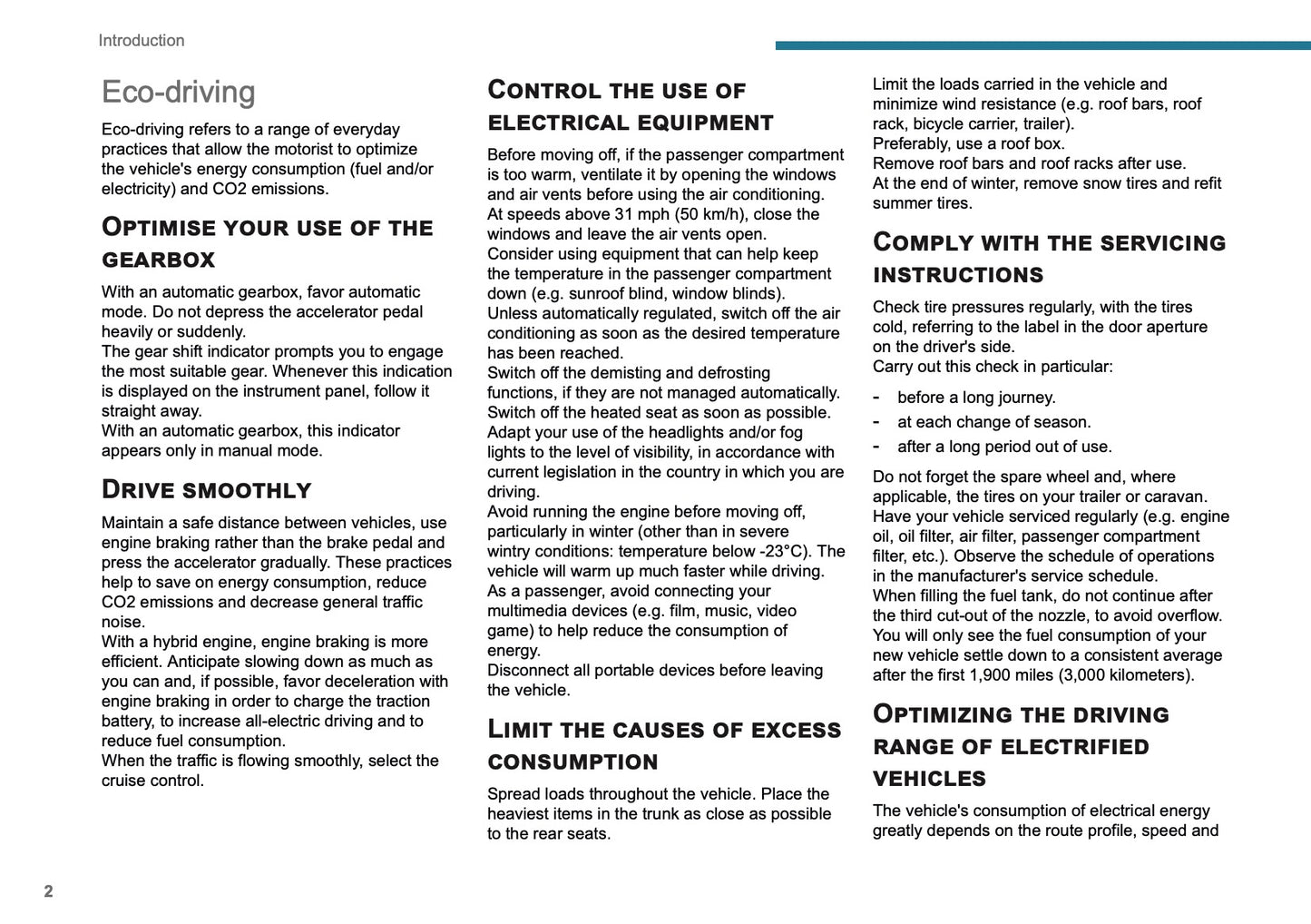 2025-2026 Peugeot 308 Owner's Manual | English