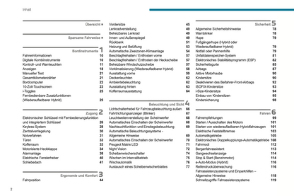 2024 Peugeot 408 Owner's Manual | German