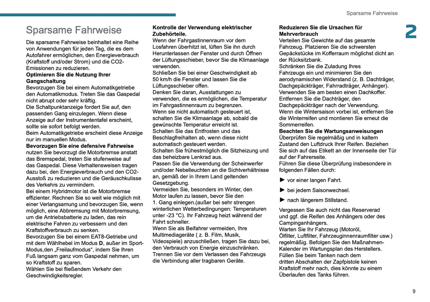 2024-2026 Peugeot 408/e-408 Owner's Manual | German