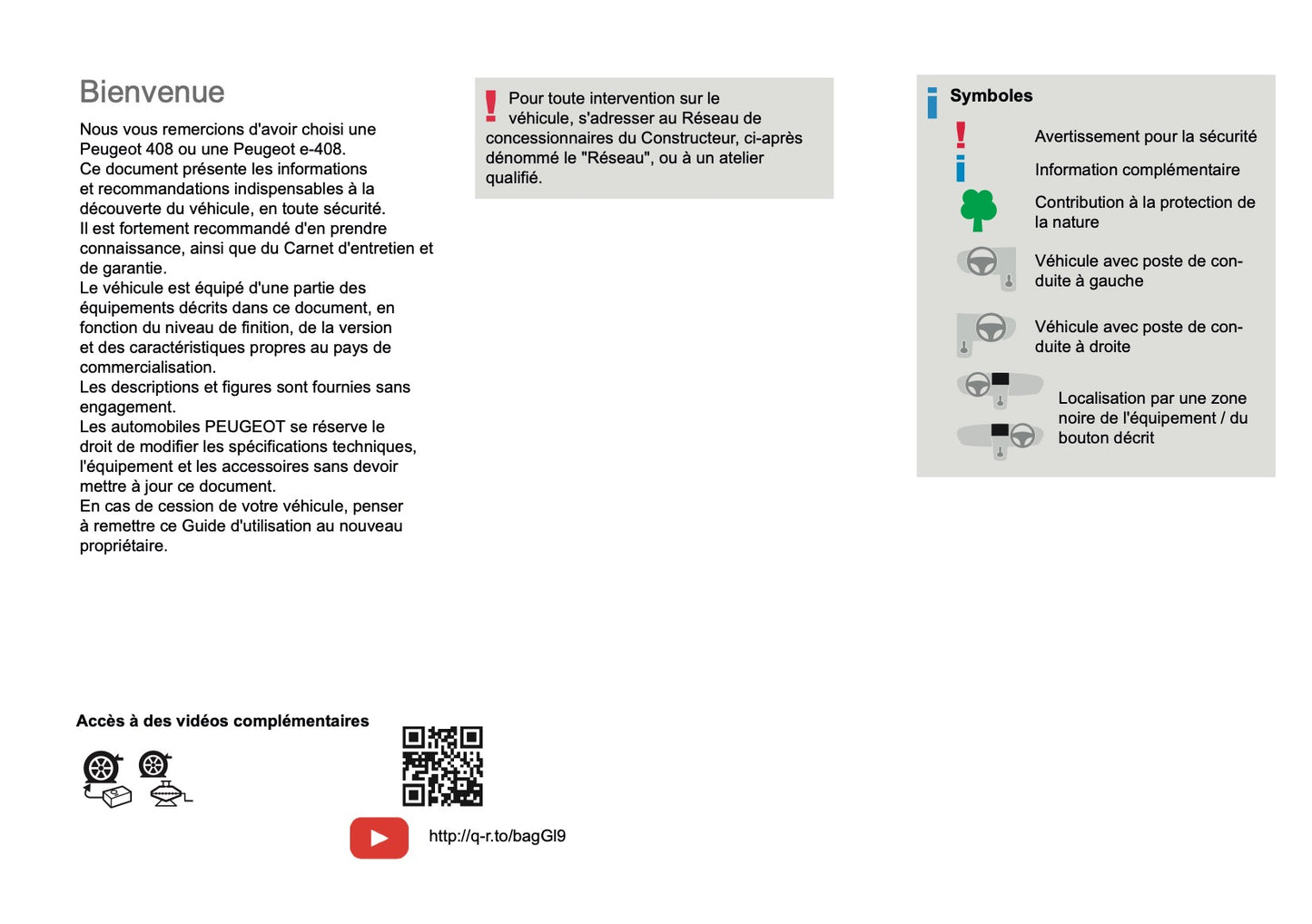 2024-2026 Peugeot 408/e-408 Owner's Manual | French