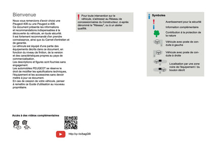 2024-2026 Peugeot 408/e-408 Owner's Manual | French