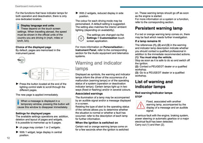 2024-2026 Peugeot 408/e-408 Owner's Manual | English