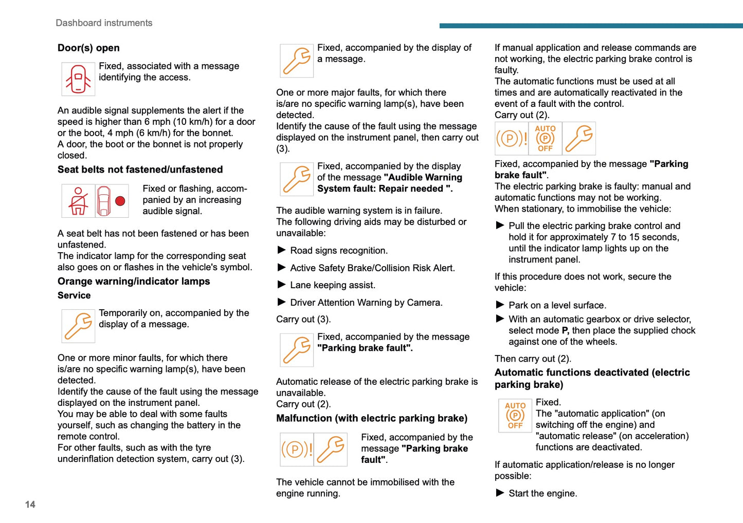 2024-2026 Peugeot 408/e-408 Owner's Manual | English