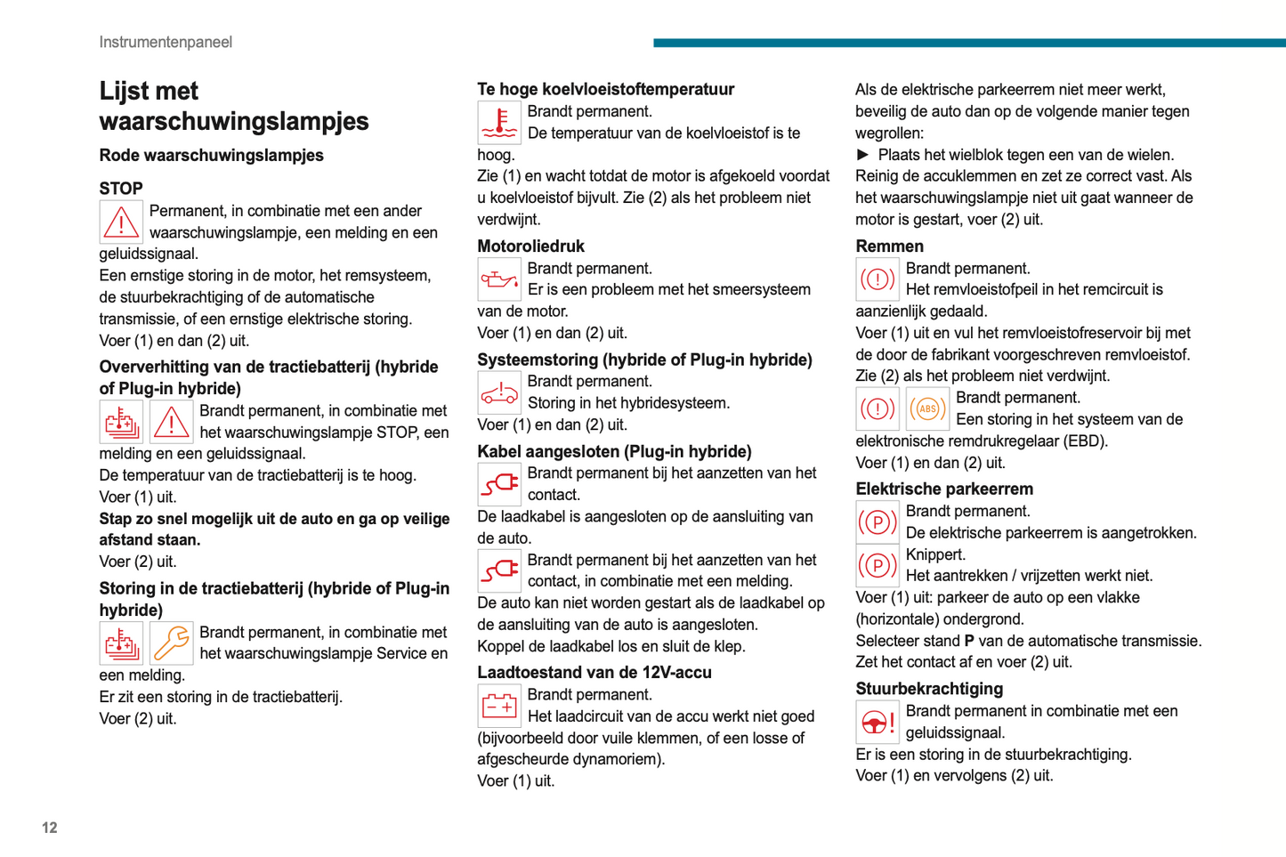 2024 Peugeot 408 Owner's Manual | Dutch