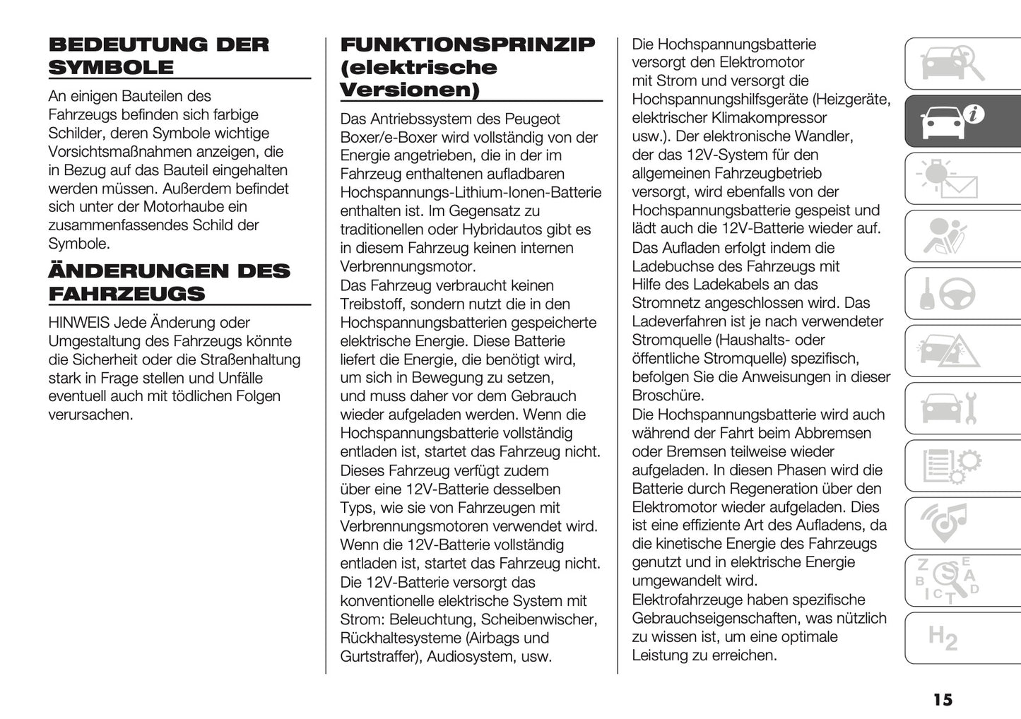 2024-2025 Peugeot Boxer Owner's Manual | German