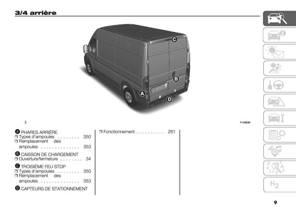 2025 Peugeot Boxer Owner's Manual | French