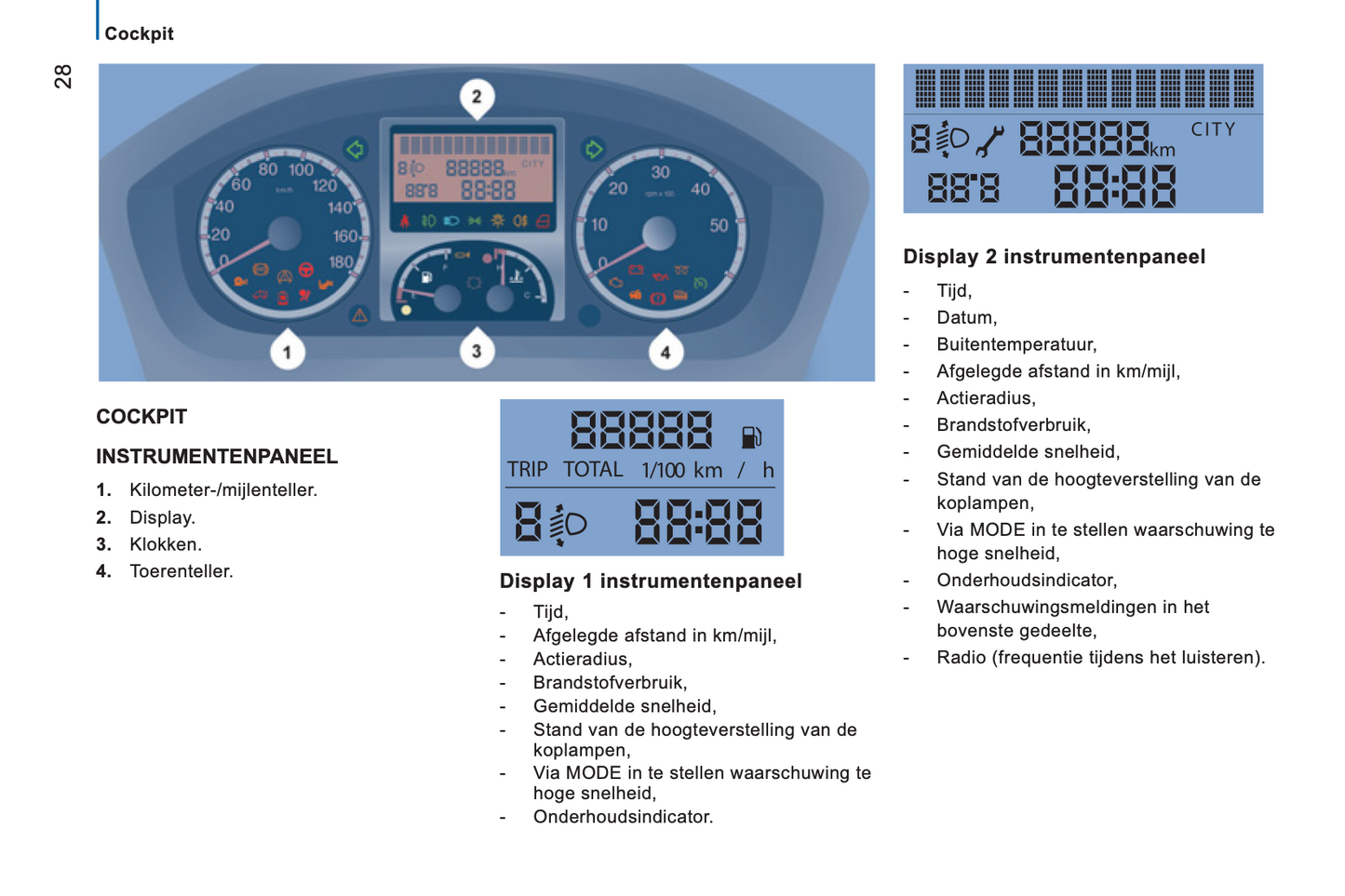 2012 Peugeot Boxer Owner's Manual | Dutch