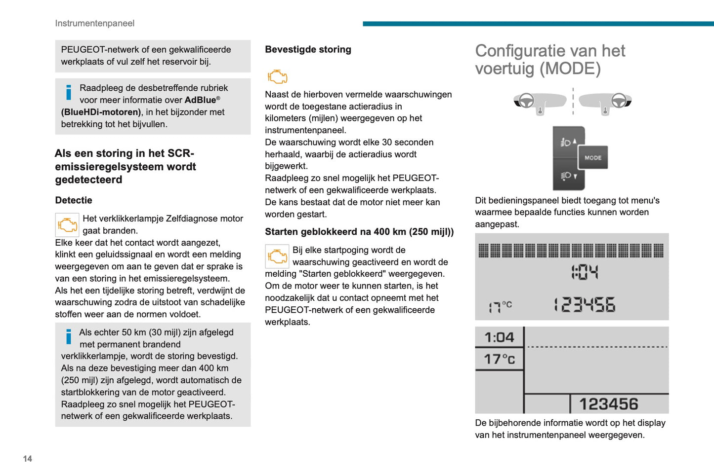 2019-2020 Peugeot Boxer Owner's Manual | Dutch