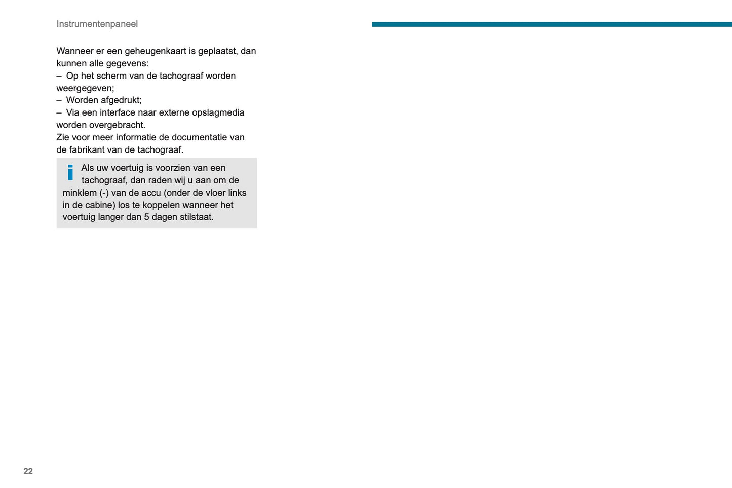 2019-2020 Peugeot Boxer Owner's Manual | Dutch