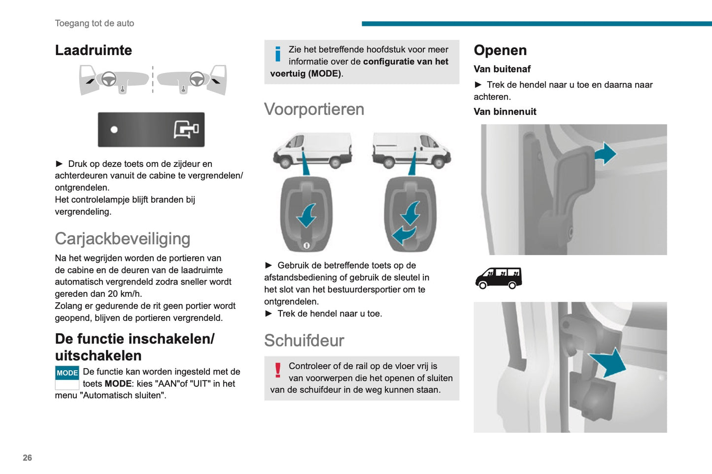 2019-2020 Peugeot Boxer Owner's Manual | Dutch