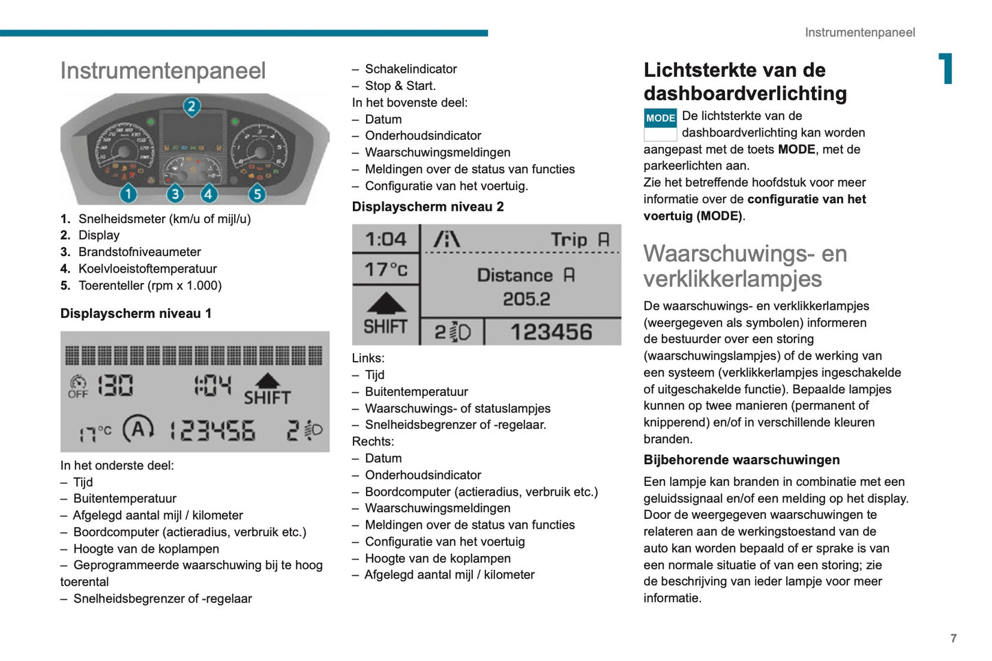2019-2020 Peugeot Boxer Owner's Manual | Dutch