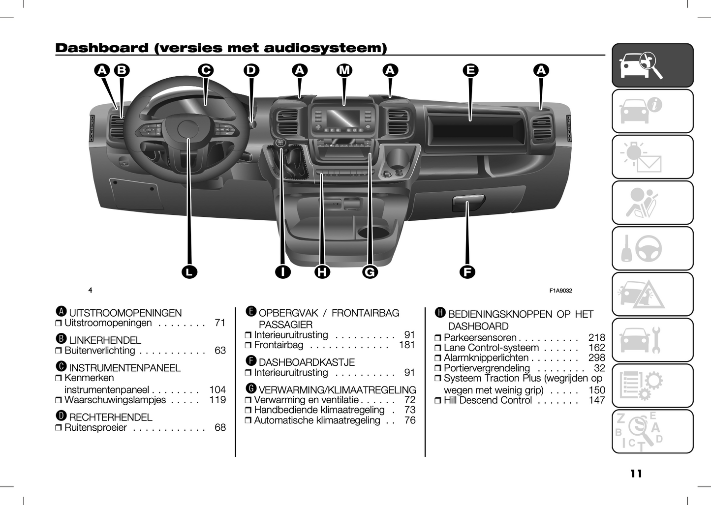 2024 Peugeot Boxer/e-Boxer Owner's Manual | Dutch