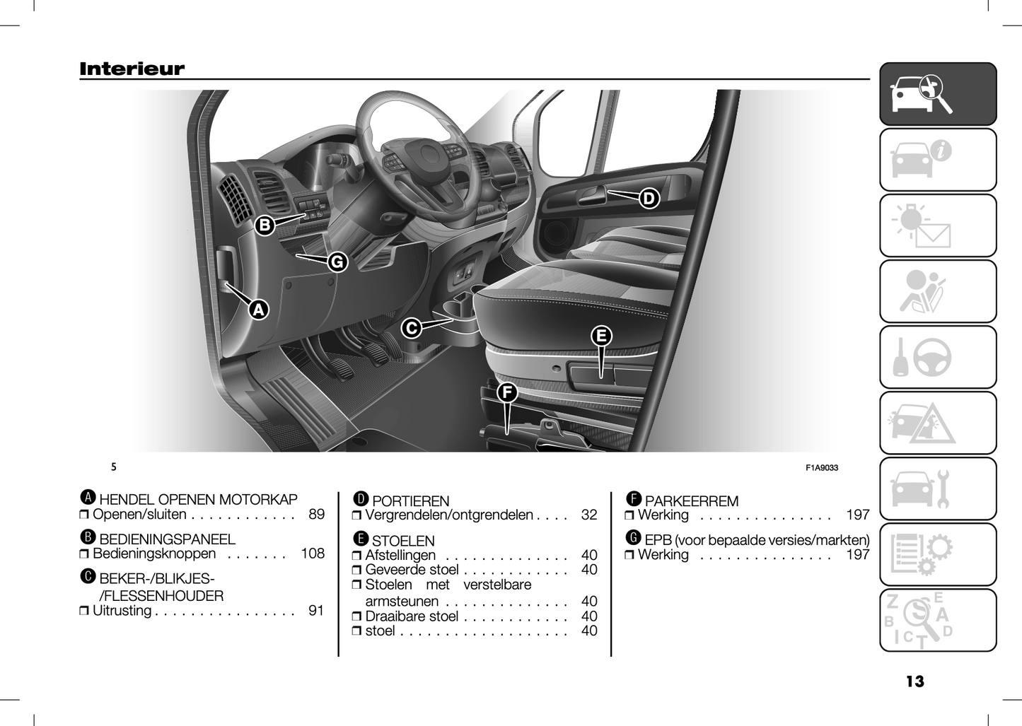 2024 Peugeot Boxer/e-Boxer Owner's Manual | Dutch