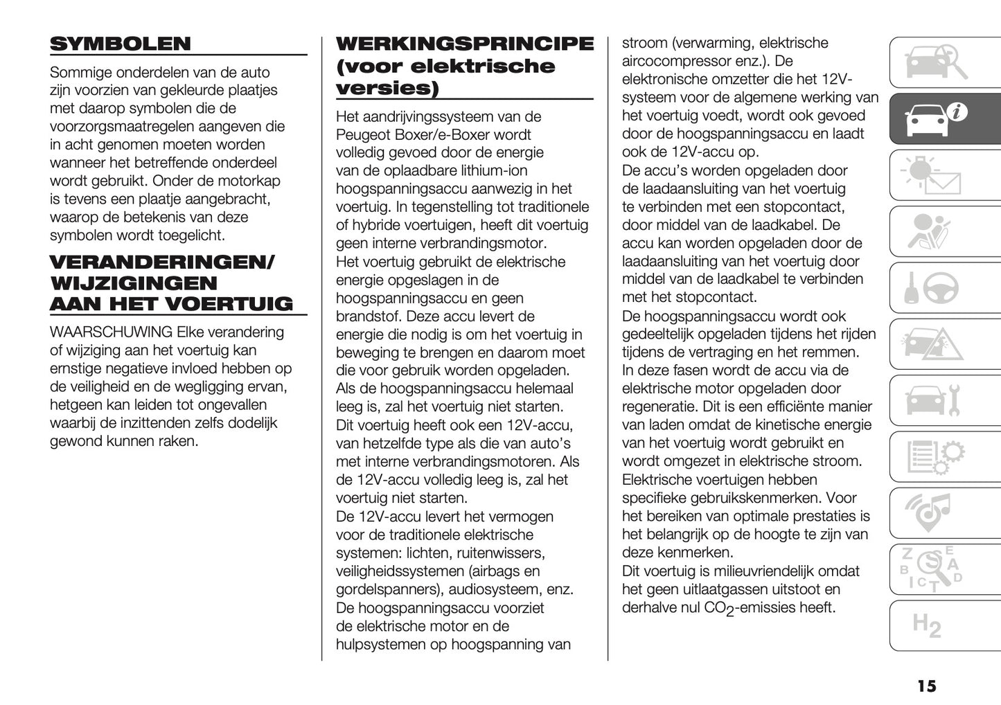 2025 Peugeot Boxer Gebruikershandleiding | Nederlands