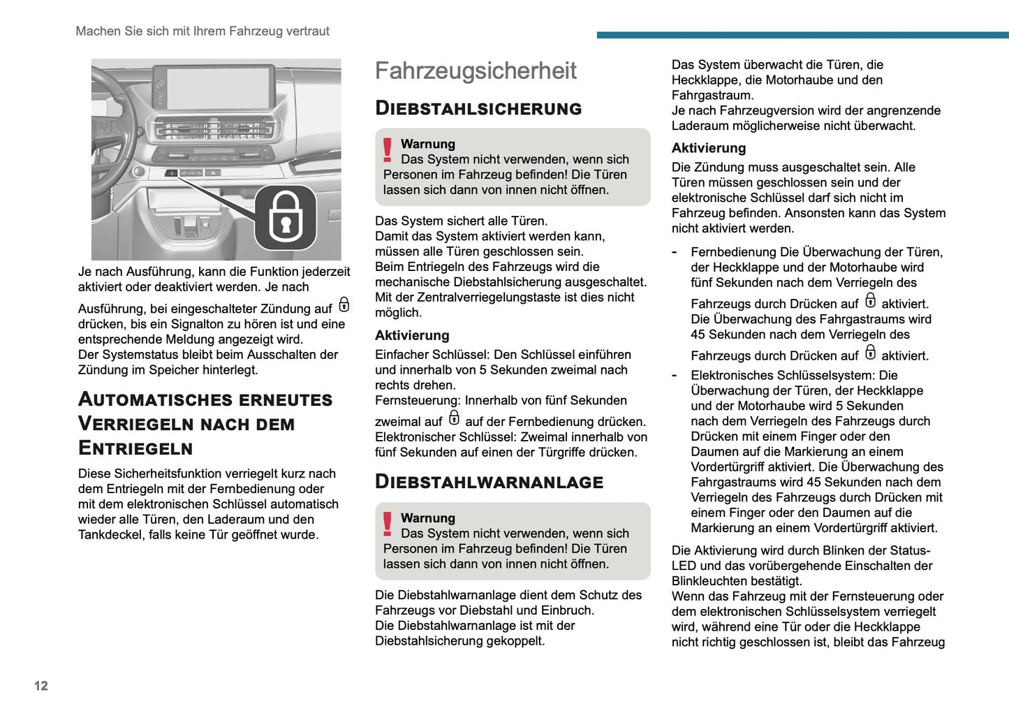 2025 Peugeot Expert/Traveller Owner's Manual | German