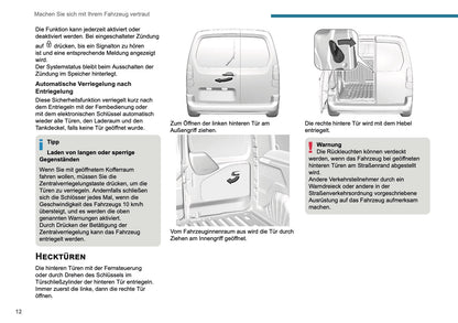 2025 Peugeot Rifter/Partner Owner's Manual | German