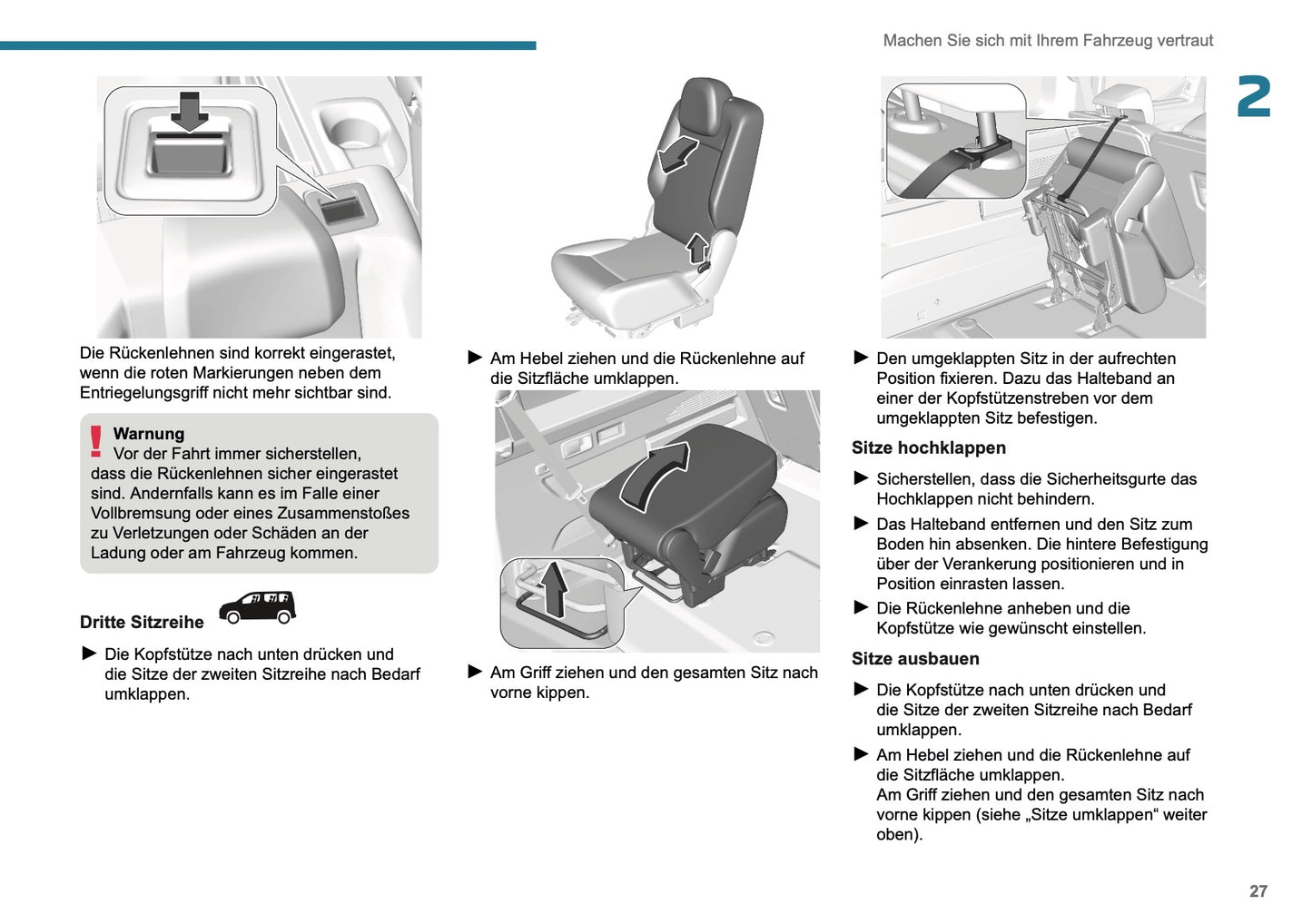2025 Peugeot Rifter/Partner Owner's Manual | German