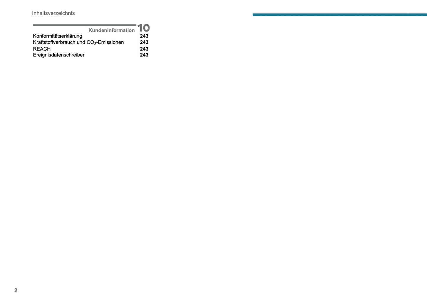 2025 Peugeot Rifter/Partner Owner's Manual | German