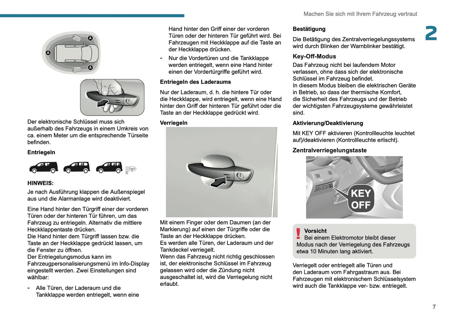 2025 Peugeot Rifter/Partner Owner's Manual | German