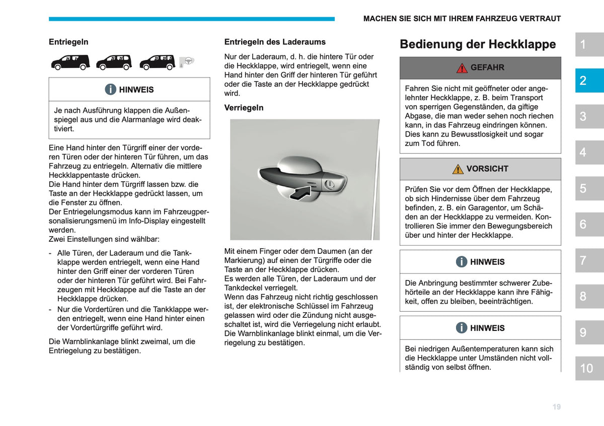2026 Peugeot Rifter/Partner Bedienungsanleitung | Deutsch