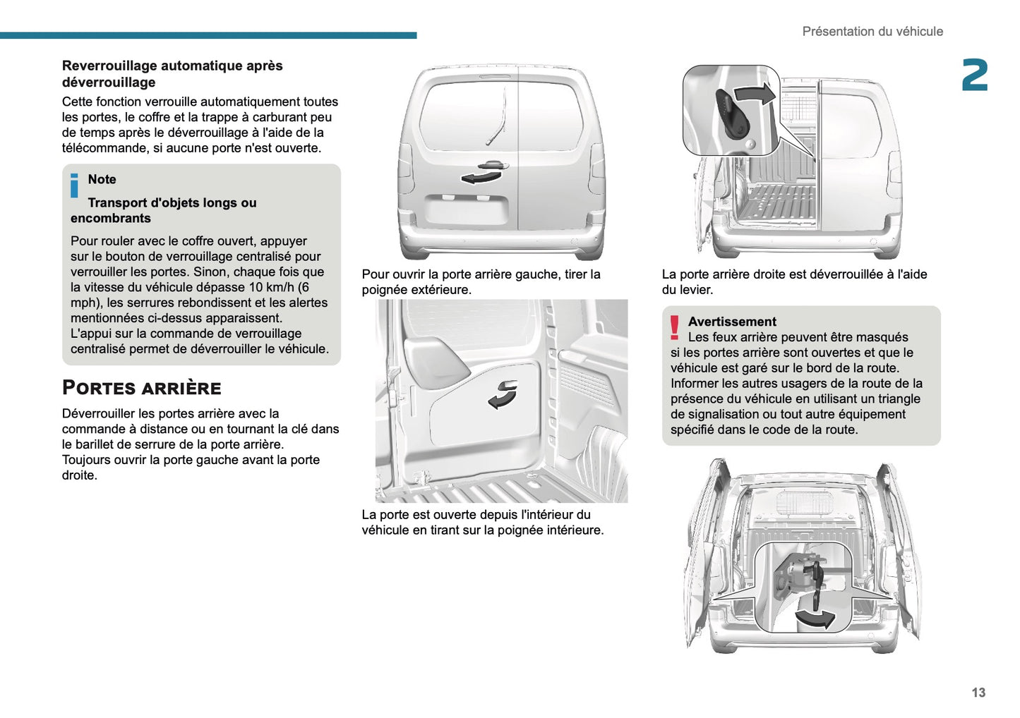 2025 Peugeot Rifter/Partner Manuel du propriétaire | Français