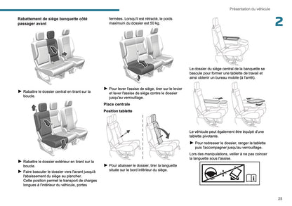 2025 Peugeot Rifter/Partner Manuel du propriétaire | Français