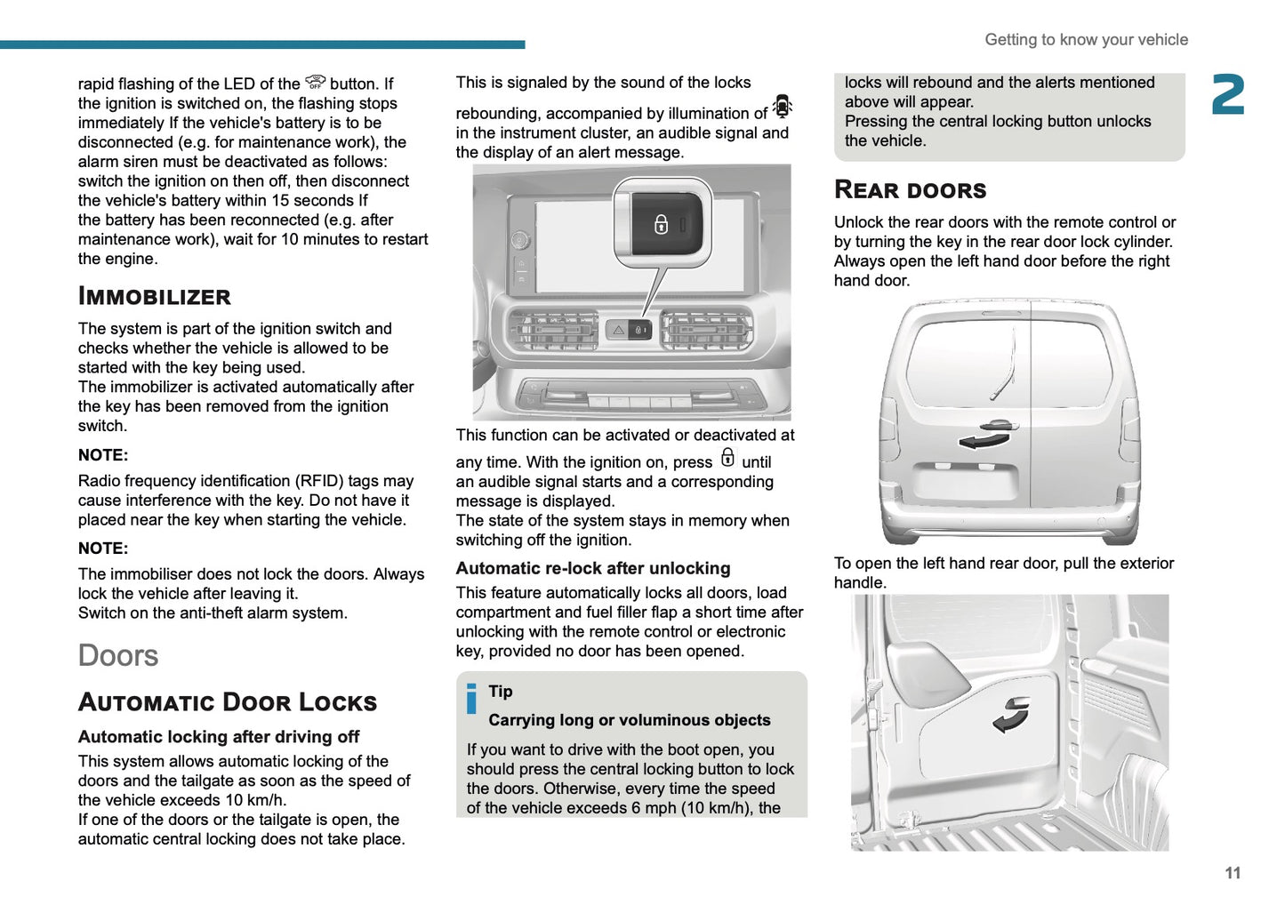2025 Peugeot Rifter/Partner Owner's Manual | English