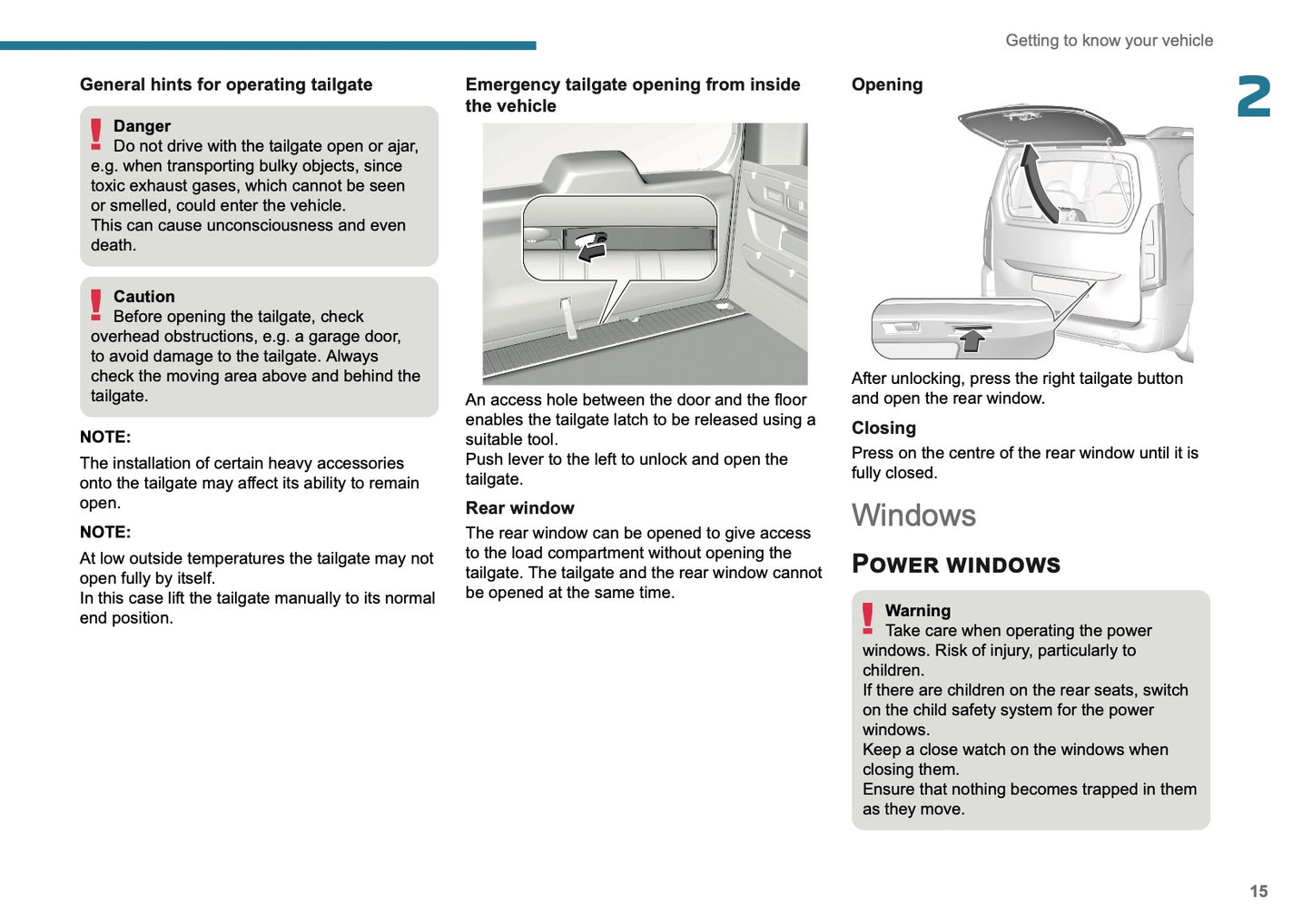 2025 Peugeot Rifter/Partner Owner's Manual | English
