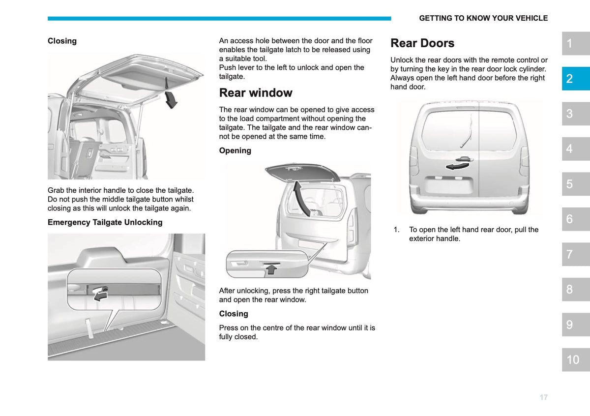 2026 Peugeot Rifter/Partner Owner's Manual | English