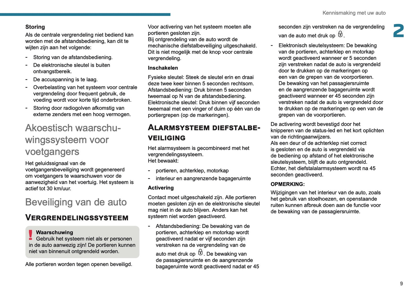 2025 Peugeot Rifter/Partner Owner's Manual | Dutch