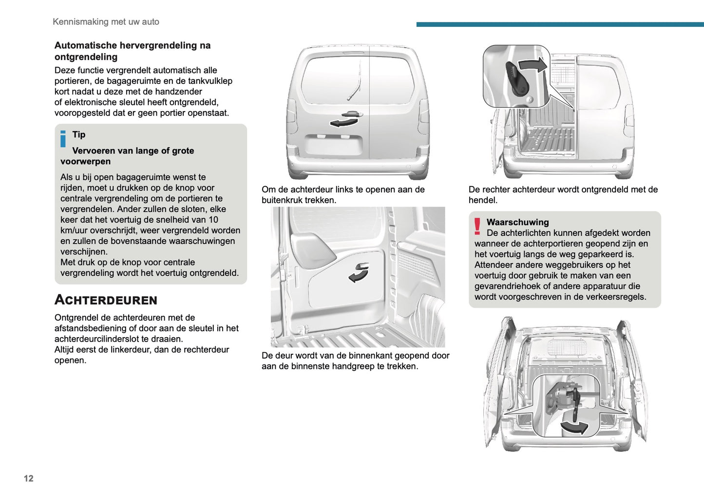 2025 Peugeot Rifter/Partner Owner's Manual | Dutch
