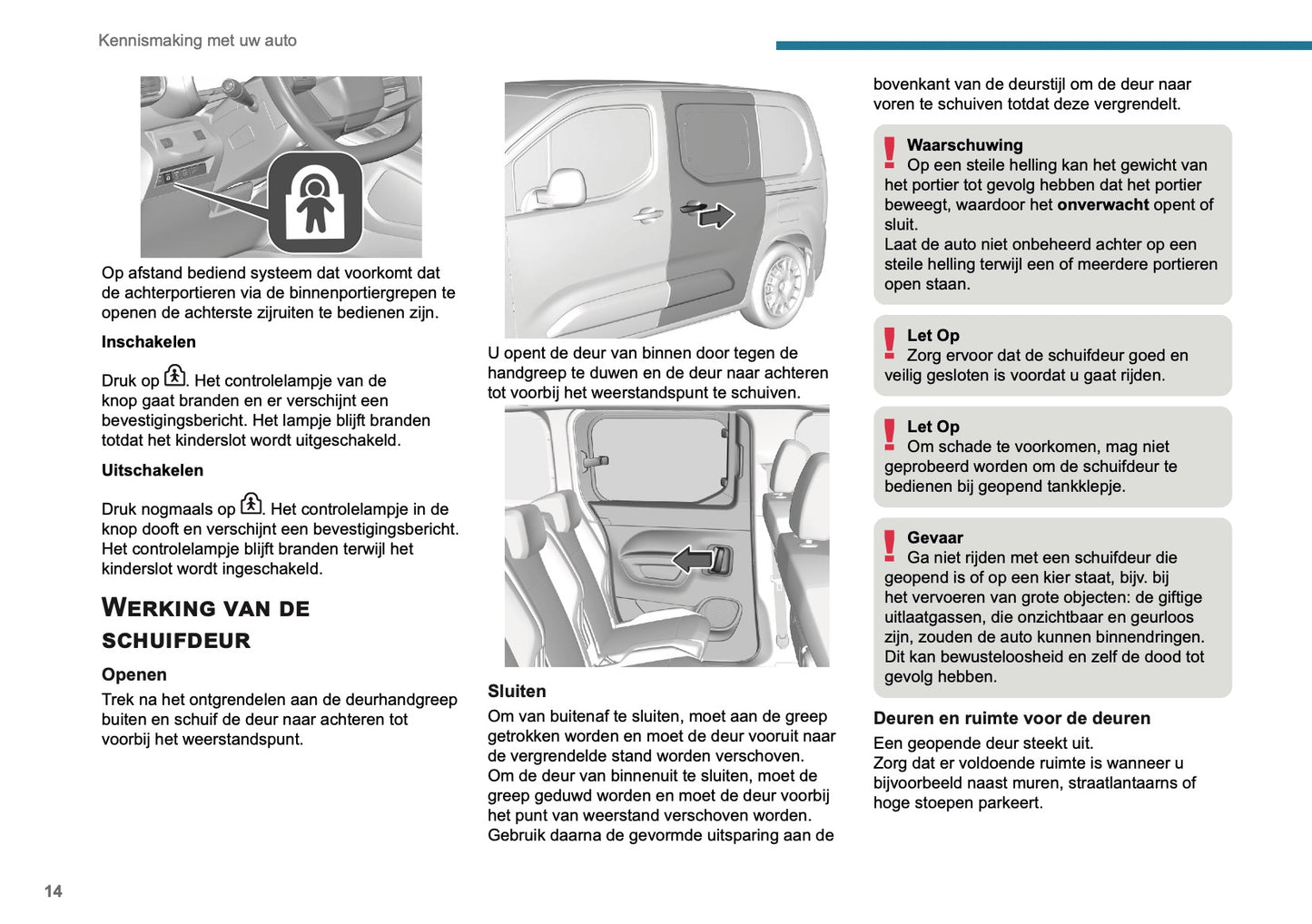 2025 Peugeot Rifter/Partner Owner's Manual | Dutch