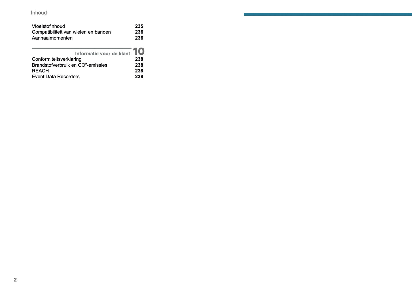 2025 Peugeot Rifter/Partner Owner's Manual | Dutch