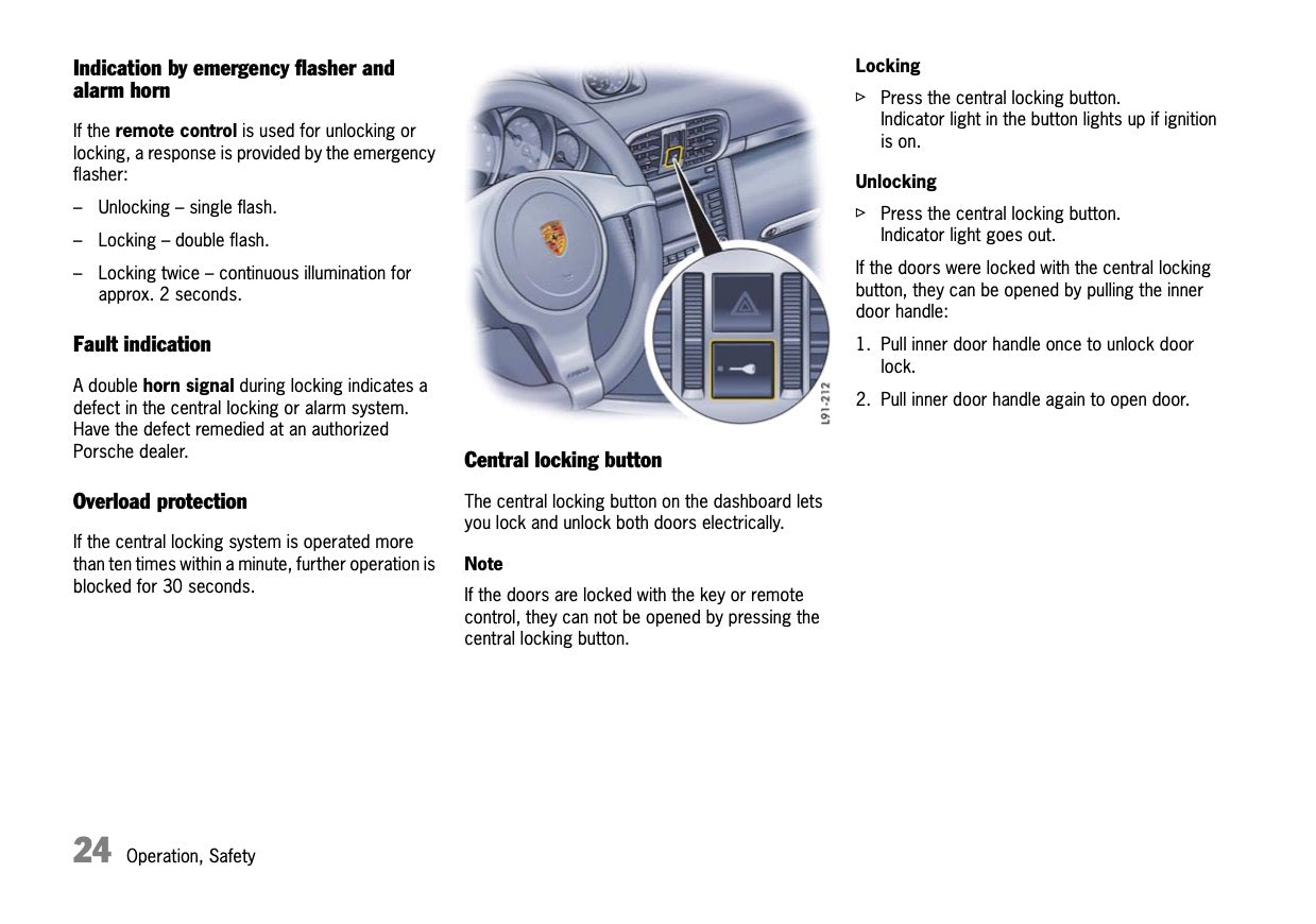 2010 Porsche 911 GT3 Owner's Manual | English