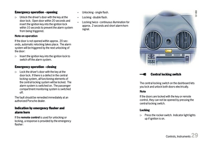 2008 Porsche Boxster S Owner's Manual | English