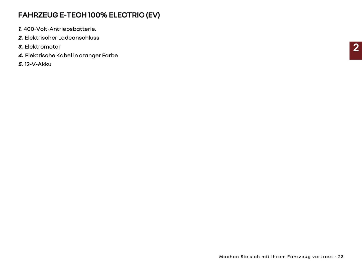2025 Renault 5 E-Tech Owner's Manual | German