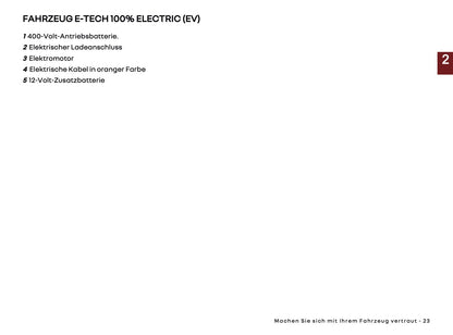 2024-2025 Renault 5 E-Tech Owner's Manual | German