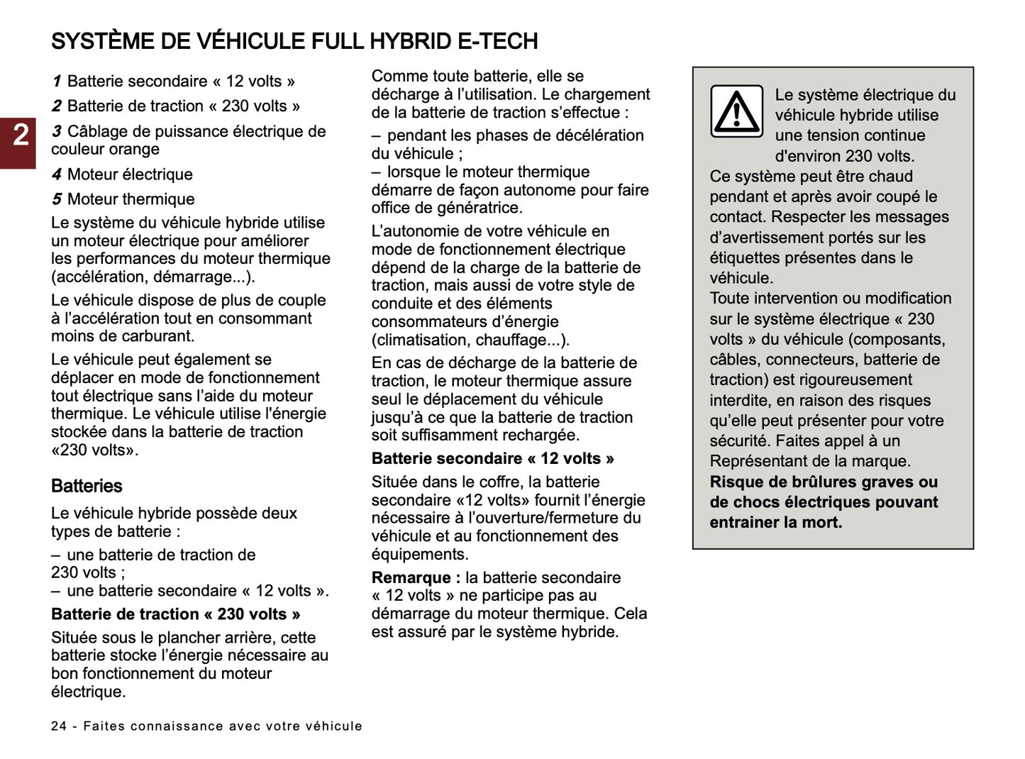 2024-2025 Renault Arkana Owner's Manual | French