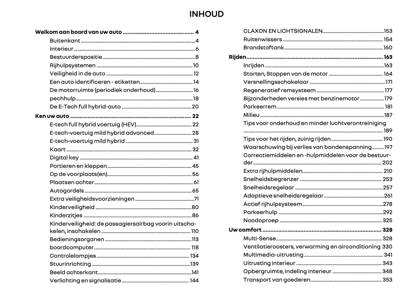 2025 Renault Austral Owner's Manual | Dutch