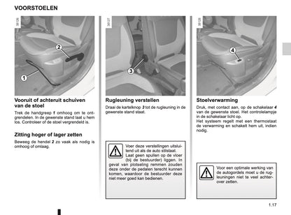 2016-2017 Renault Captur Owner's Manual | Dutch