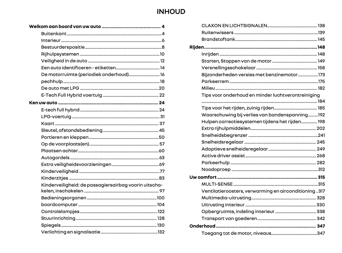 2025 Renault Captur Owner's Manual | Dutch