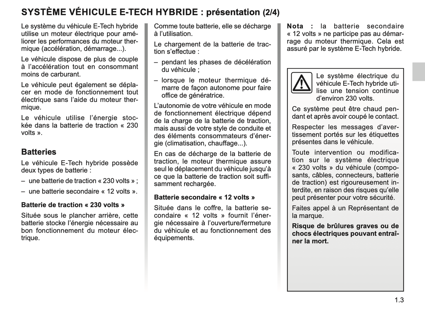 2023-2024 Renault Clio Owner's Manual | French