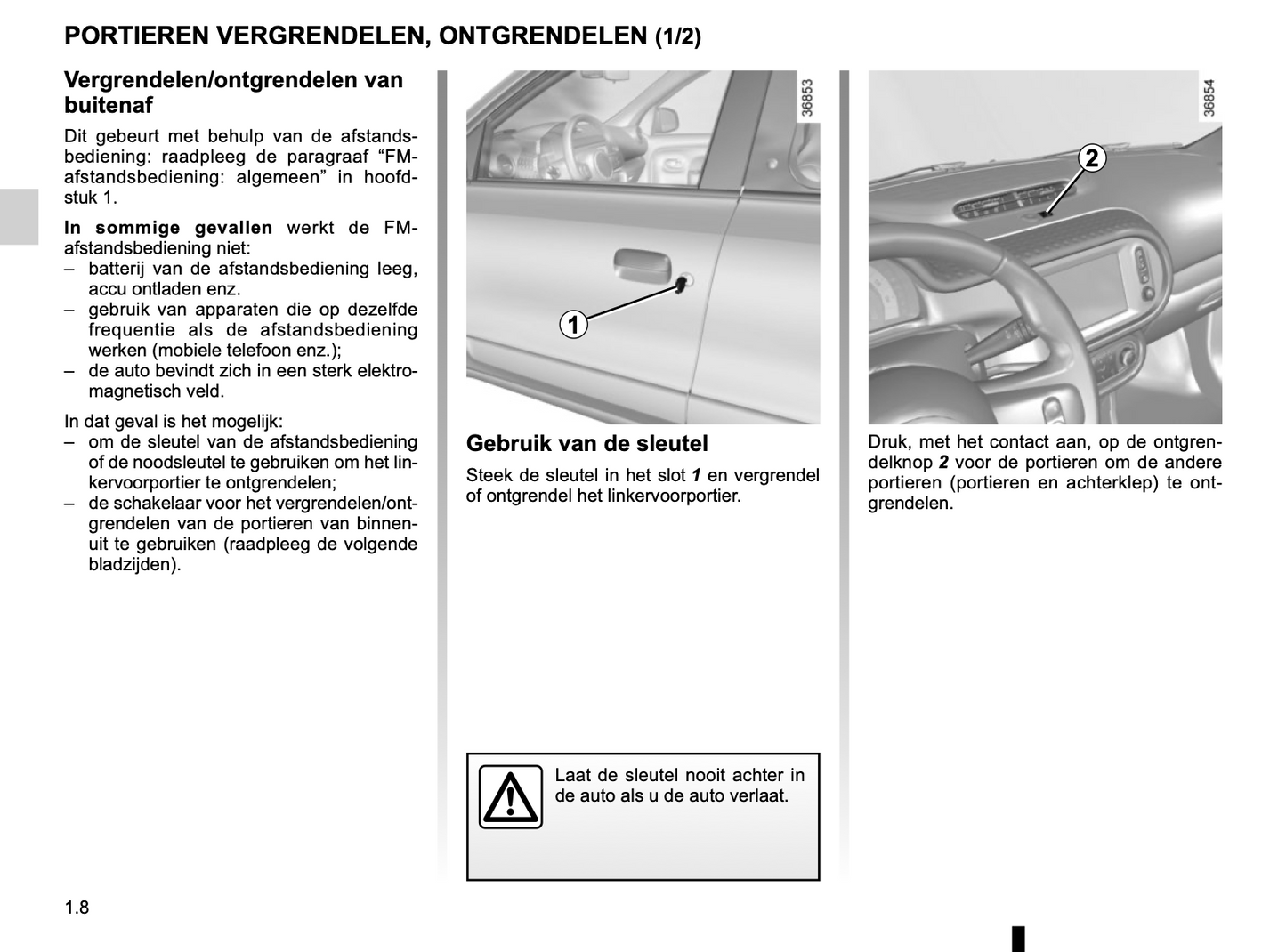 2014 Renault Twingo Owner's Manual | Dutch