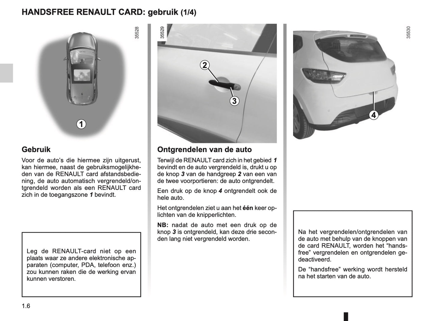 2015-2016 Renault Clio Owner's Manual | Dutch