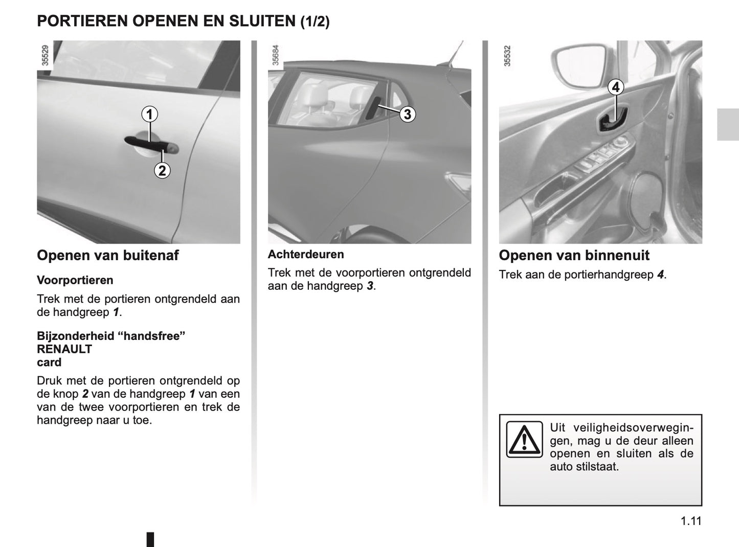 2015-2016 Renault Clio Owner's Manual | Dutch