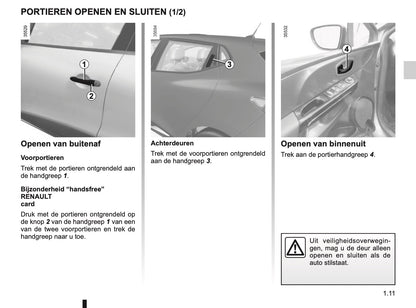2015-2016 Renault Clio Owner's Manual | Dutch