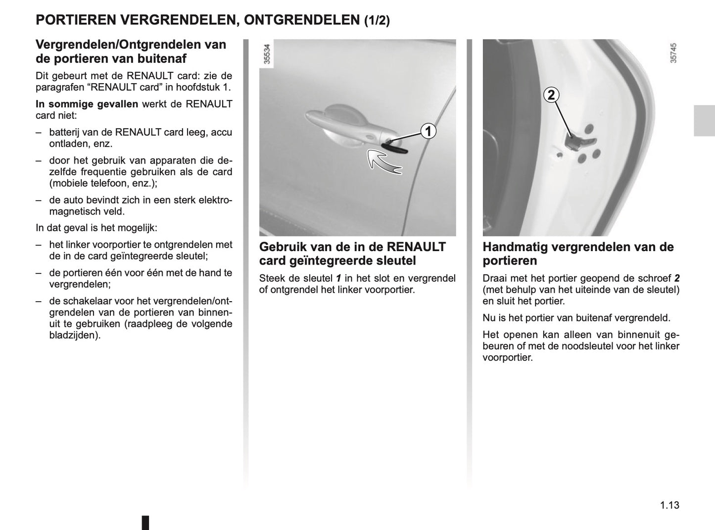 2015-2016 Renault Clio Owner's Manual | Dutch