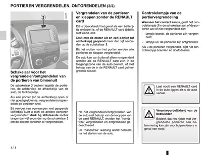 2015-2016 Renault Clio Owner's Manual | Dutch