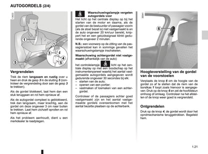 2015-2016 Renault Clio Owner's Manual | Dutch