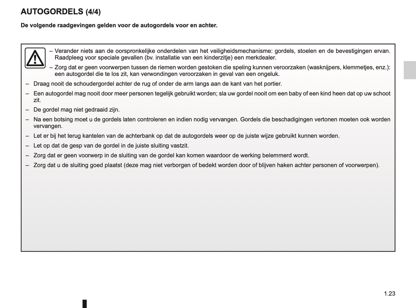 2015-2016 Renault Clio Owner's Manual | Dutch